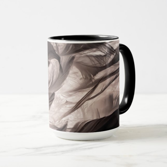 Feathers Mug (Front Right)