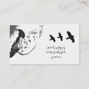 Feather's of Change Business Card