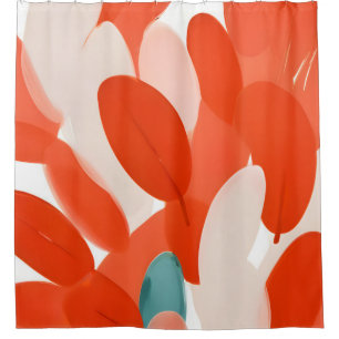 Feathers of different birds flock together shower curtain