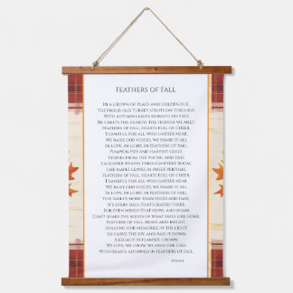 Feathers of Fall Hanging Tapestry