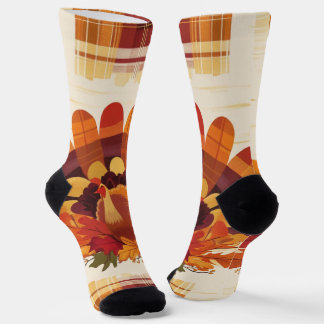 Feathers of Fall Socks