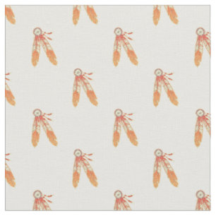 Feathers pattern fabric