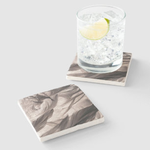 Feathers Stone Coaster