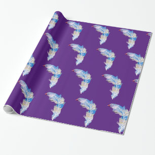 Feathers Wrapping Paper