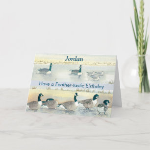 FeatherTastic Fun Bird Joke Goose Birthday Card