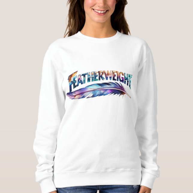 Featherweight Feather Art | MMA Boxing Fitness Gym Sweatshirt (Front)