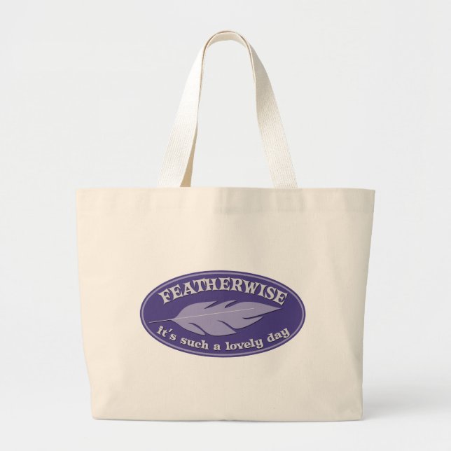 Featherwise Large Tote Bag (Front)