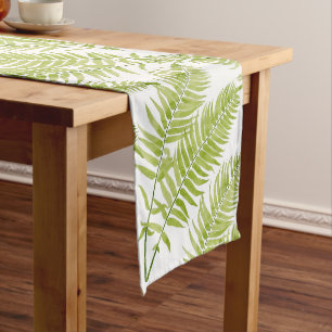 Feathery Fern on a Table Runner