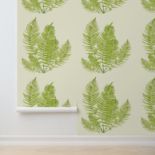 Feathery Fern on a Wallpaper