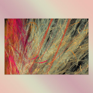 Feathery Fractal  Poster