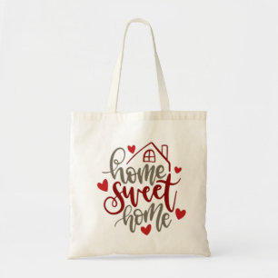 Featured "Home Sweet Home" Tote Bag