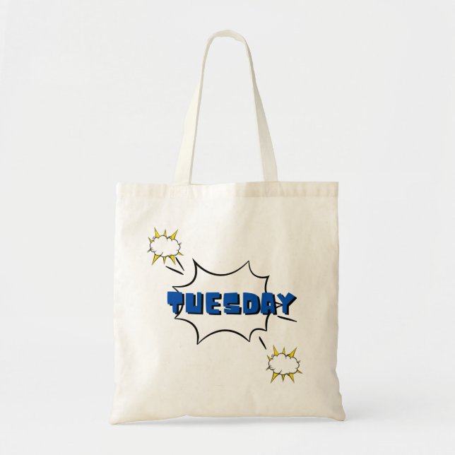 Featured Tuesday Pattern Tote Bag (Front)
