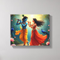 featuring Radha Krishna Spiritual Paintings 🌺🎶.