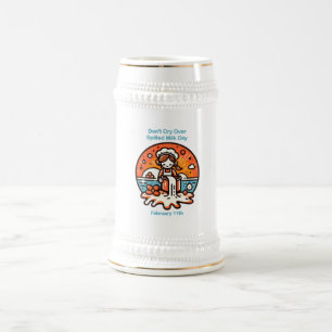 Feb 11th - Dont Cry Over Spilled Milk Day Beer Stein