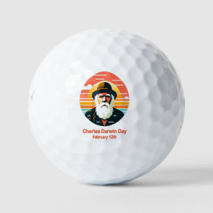 Feb 12th - Charles Darwin Day Golf Balls