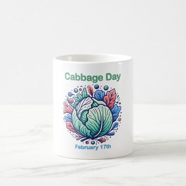 Feb 17th Cabbage Day Coffee Mug (Center)
