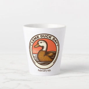 Feb 6th - Lame Duck Day Latte Mug