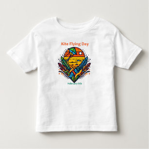 Feb 8th - Kite Flying Day Toddler T-Shirt