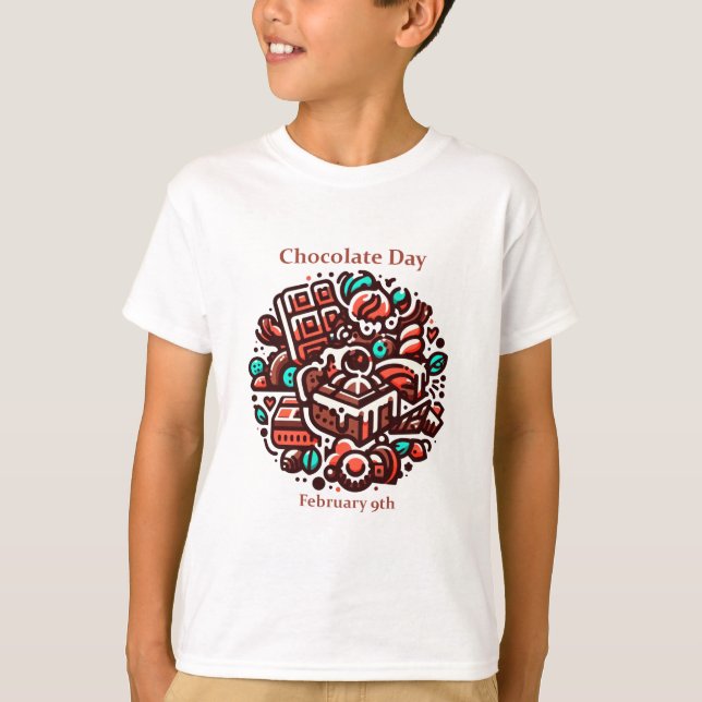 Feb 9th - Chocolate Day T-Shirt (Front)