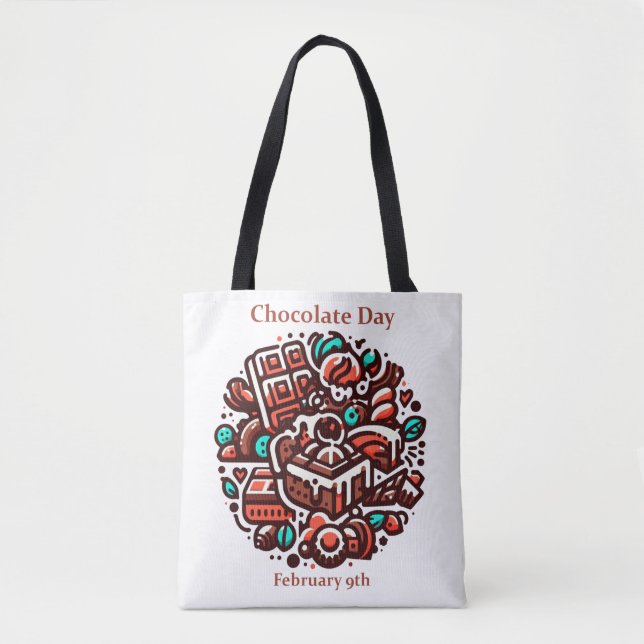 Feb 9th - Chocolate Day Tote Bag (Front)