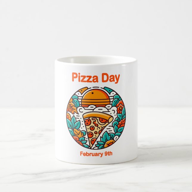 Feb 9th - Pizza Day Coffee Mug (Center)