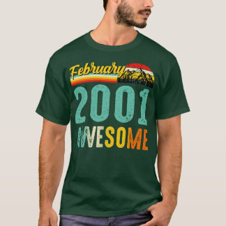 February 2001 Birthday Gift Shirt Vintage February