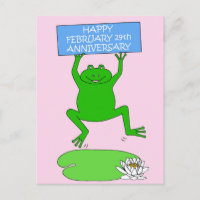 February 29th Anniversary Congratulations