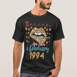 February 29th Birthday This Queen Was Born In Febr T-Shirt