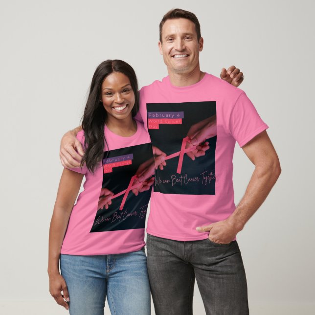 February 4 World Cancer Day  T-Shirt (Unisex)