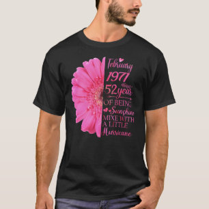 February Girl 1971 52 Years Old 52th Birthday T-Shirt