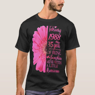 February Girl 1988  35 Years Old 35th Birthday T-Shirt