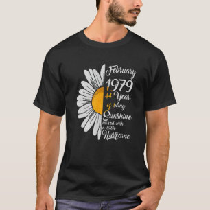 February Girls 1979 Shirt 44th Birthday Gifts 44 Y