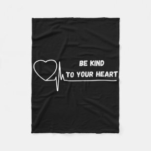 February Heart Health Month American Heart Health  Fleece Blanket
