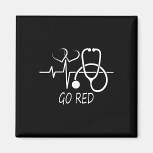 February Heart Health Month American Heart Health Magnet