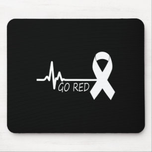 February Heart Health Month American Heart Health Mouse Pad
