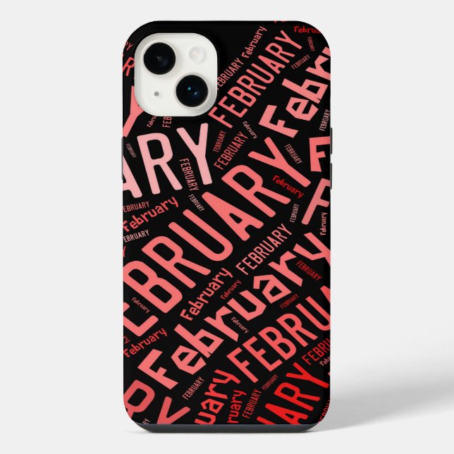 February Heart iPhone Case (Back)