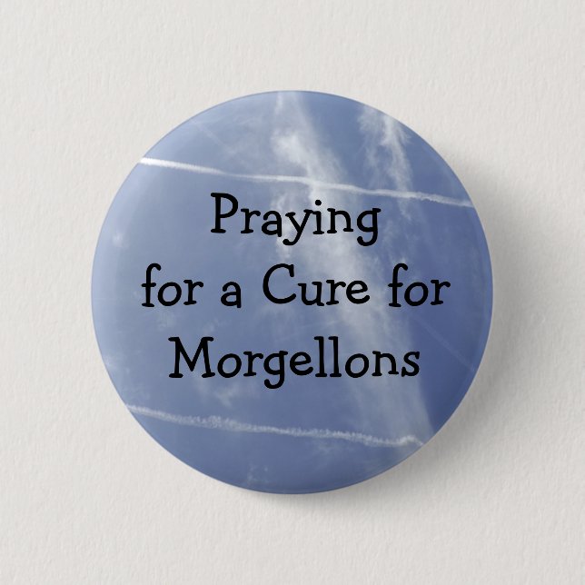 February is Morgellons Awareness Month 6 Cm Round Badge (Front)