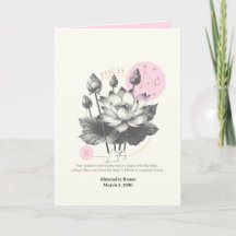 February to March Birth Flower Custom Birthday 