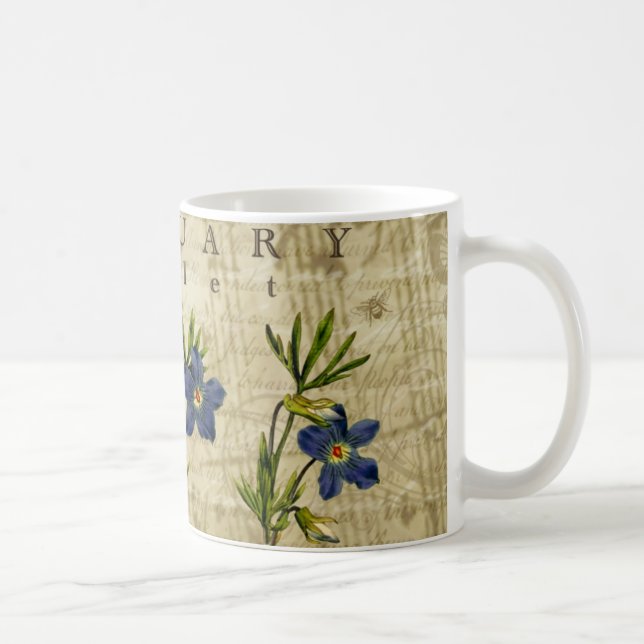 February Violet Coffee Mug (Right)