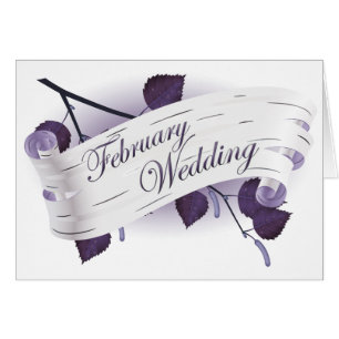 February Wedding : leaves of the season :