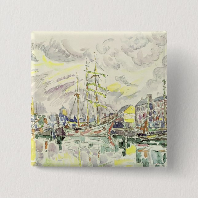 Fecamp, 1934 15 cm square badge (Front)