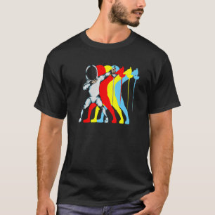Fechtkunste Dabbing Epee Duel Fecht Fan Fechtkunst T-Shirt