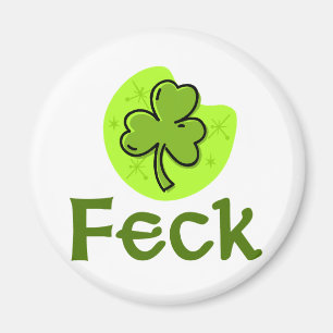 Feck Shamrock Magnet
