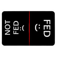 Fed and Not Fed large magnet