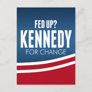 Fed up - Robert F Kennedy for change 2024 Postcard