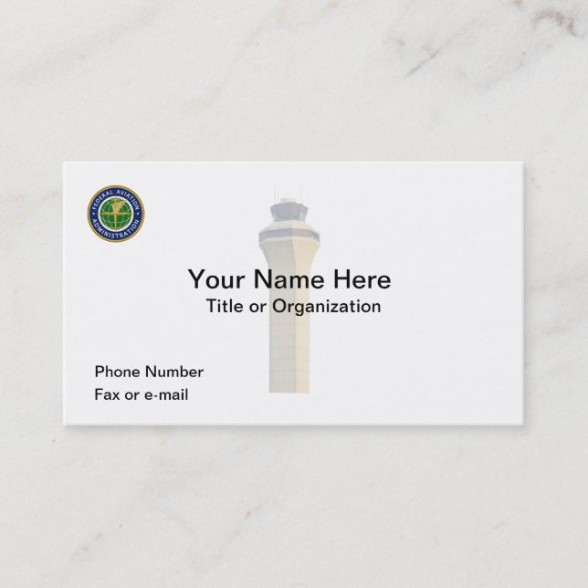 Federal Aviation Administration Business Card (Front)