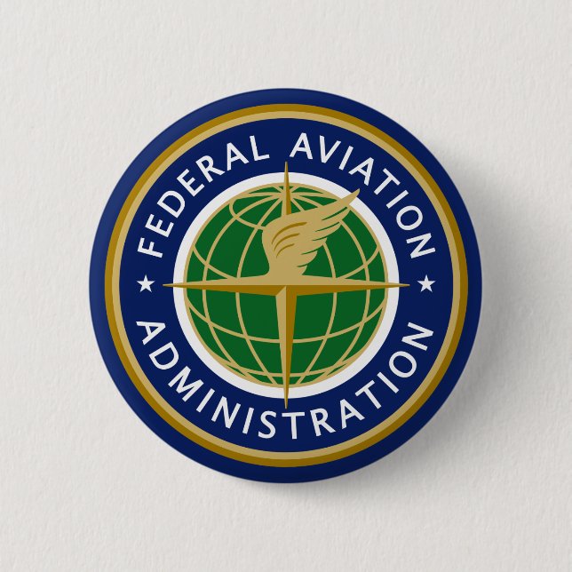 Federal Aviation Administration FAA 6 Cm Round Badge (Front)