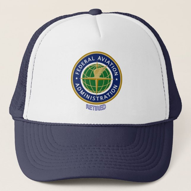 Federal Aviation Administration Retired Trucker Hat (Front)