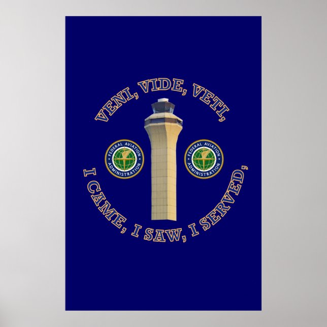 Federal Aviation Administration VVV Shield Poster (Front)