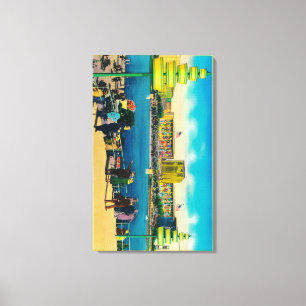 Federal Building and Lakes of the Nations Canvas Print